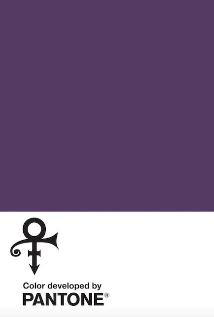 Pantone viola Prince