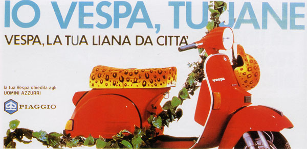 Pubblicità Vespa anni ‘80