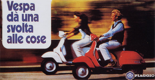 Pubblicità Vespa anni ‘80