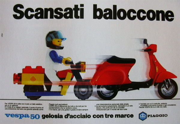 Pubblicità Vespa anni ‘90