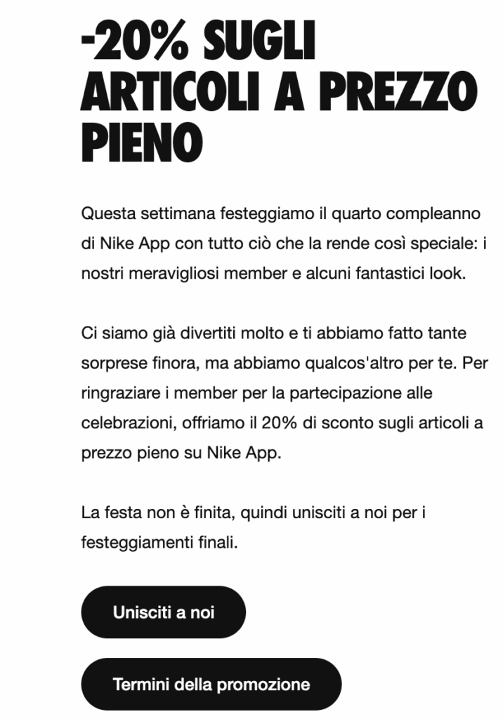 newsletter nike