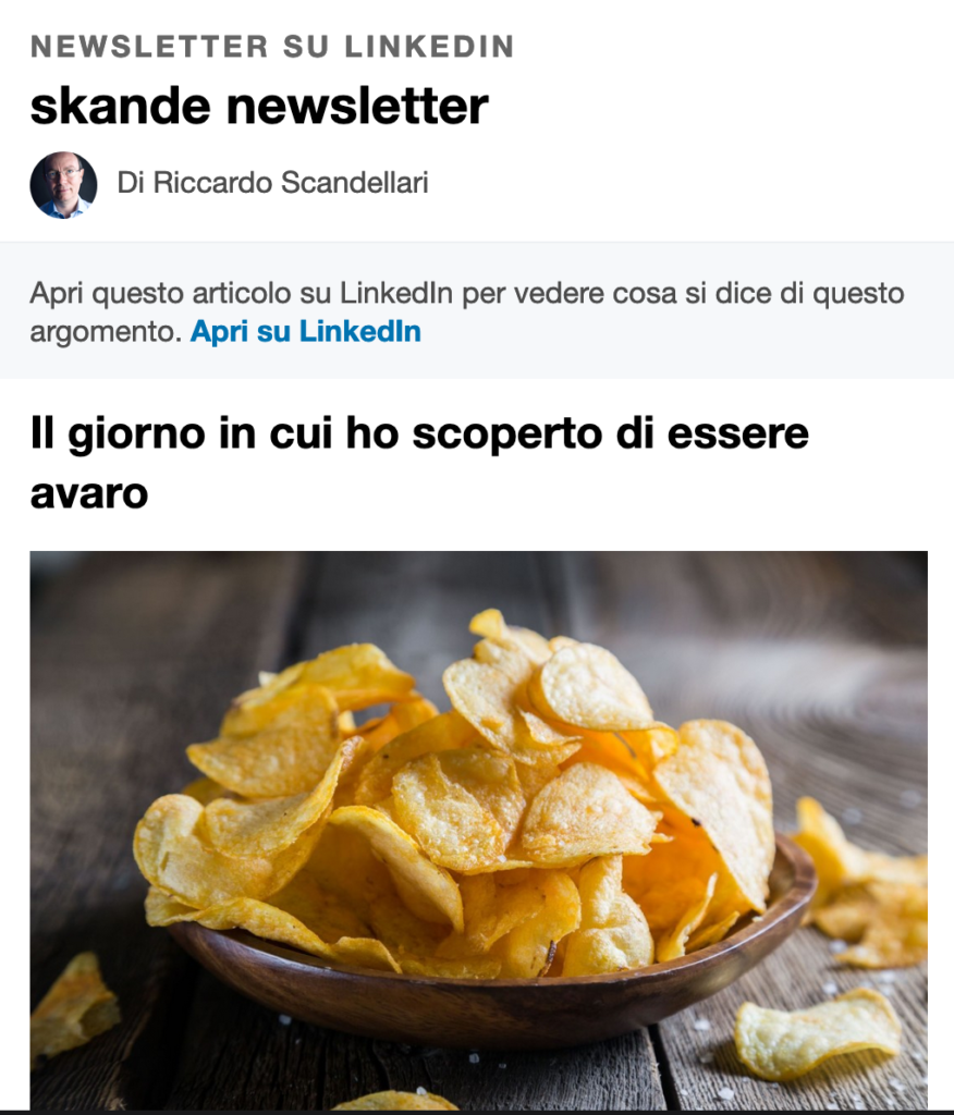 newsletter skande: riccardo scandellari