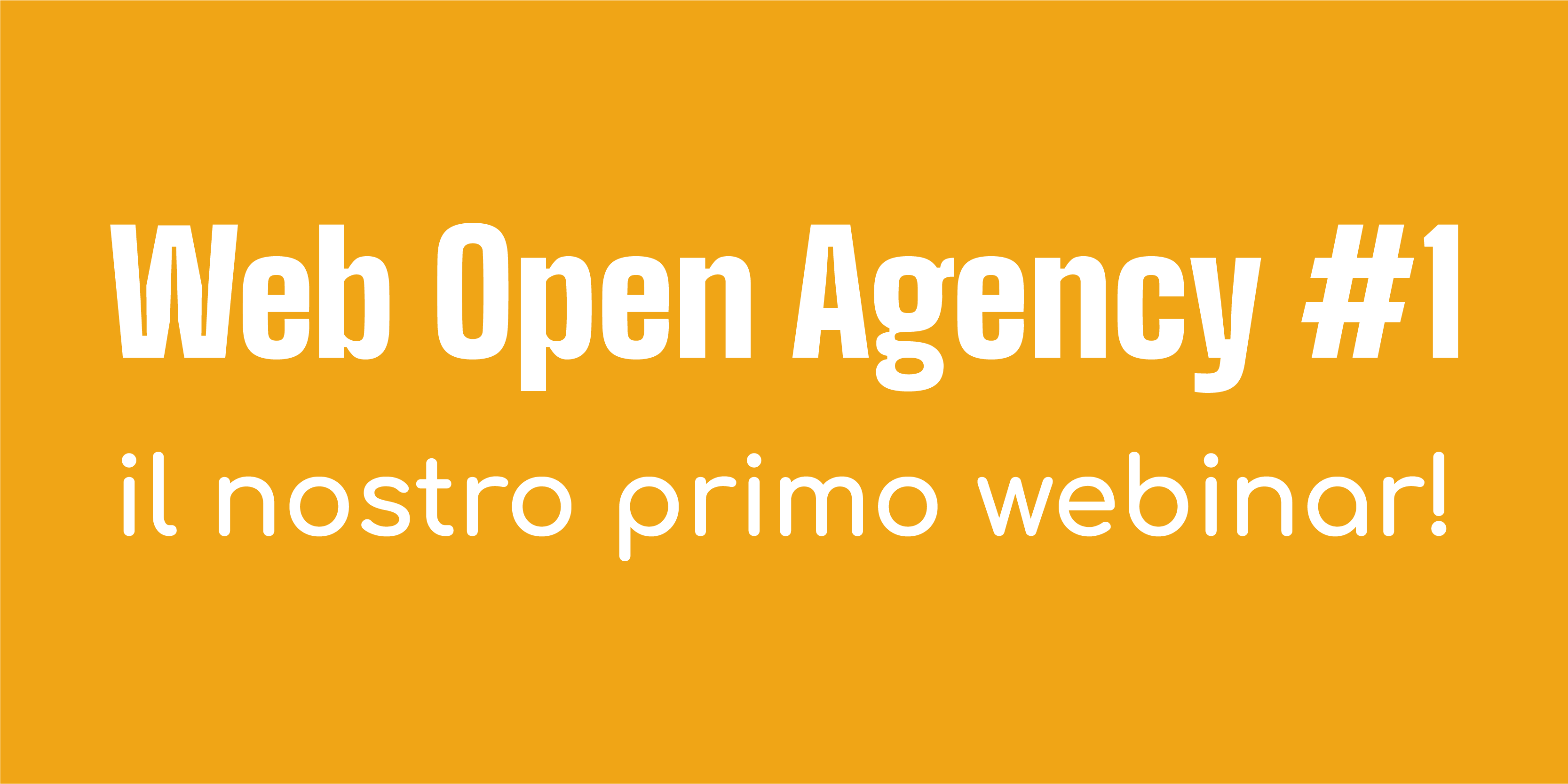 Arriva Natale, e anche il nostro primo Webinar!